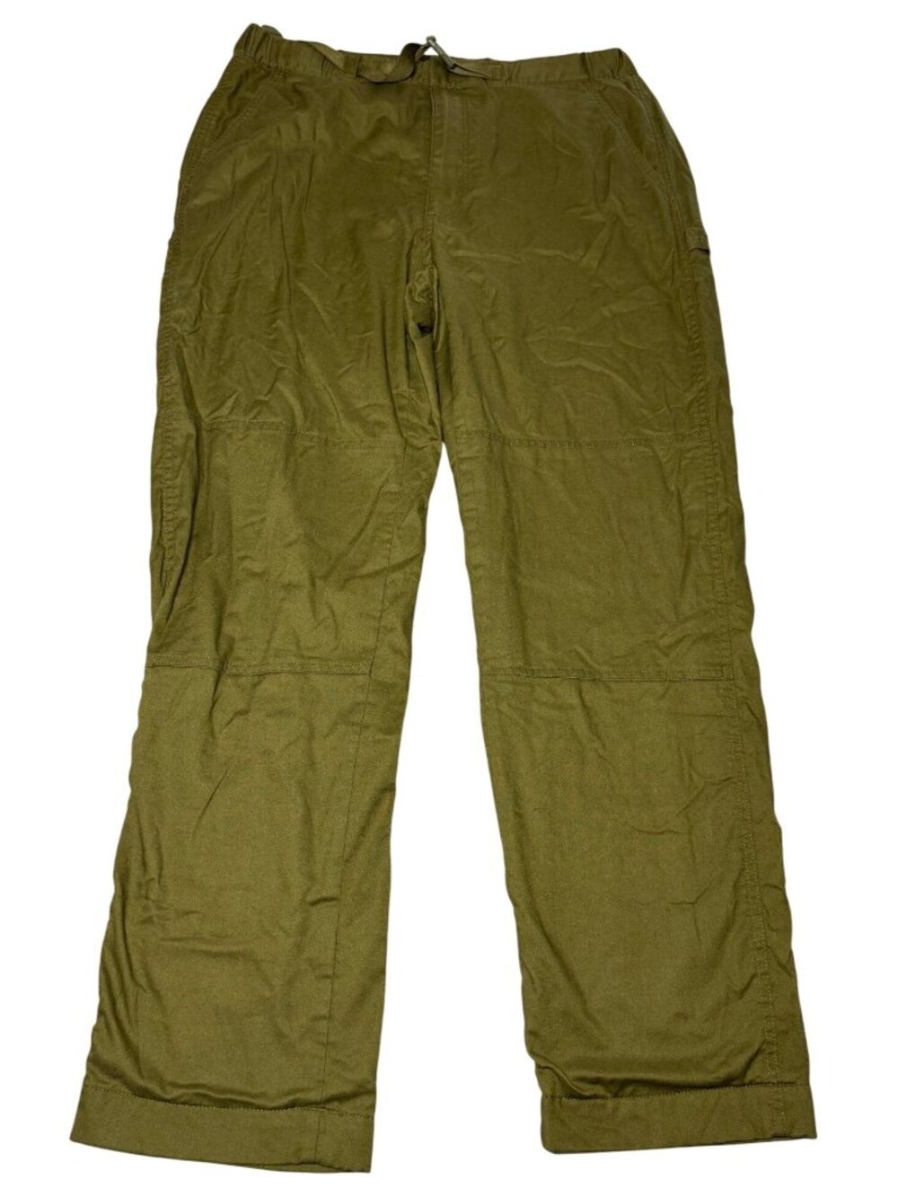 JW Anderson x Uniqlo Heattech Olive Green Pants L 33-36" Waist Polyester Cotton